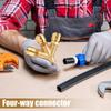 Compressed Air Distributor Triple Quick Release Compressed Air Coupling Compact Industrial Coupler Fittings Hose Accessories For