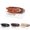 Stylish Womens Leather Waist Belt With Closure And Stitching For Work Trips