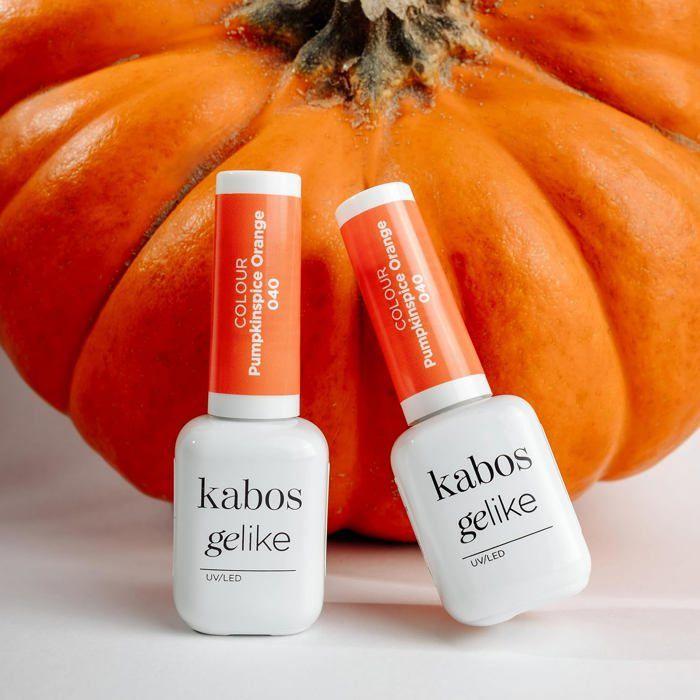 Vernis à ongle - Kabos Gelike 040 - Orange - Hybride UV LED - Doux et léger pour ongles sensibles