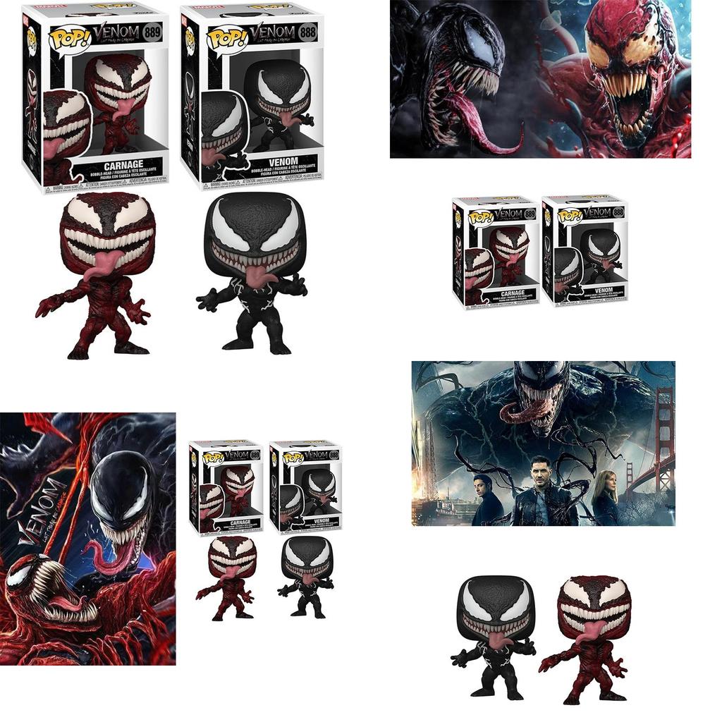 Venom Pop Carnage Vinyl Action Figure Singular Exclusive Rare Collectible Model Toy