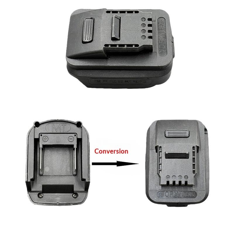 Universal Power Tool Battery Adapter Compatible With Big Foot And Small Foot Machines, Lithium Battery Converter