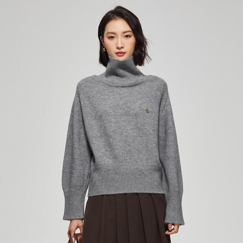 

Her Women s Versatile Loose Turtleneck Knitted Sweater One Size