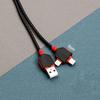 Datenkabel 3-in-1 2.1A 8Pin Type-C Schnellladung Micro USB Handy-Ladekabel