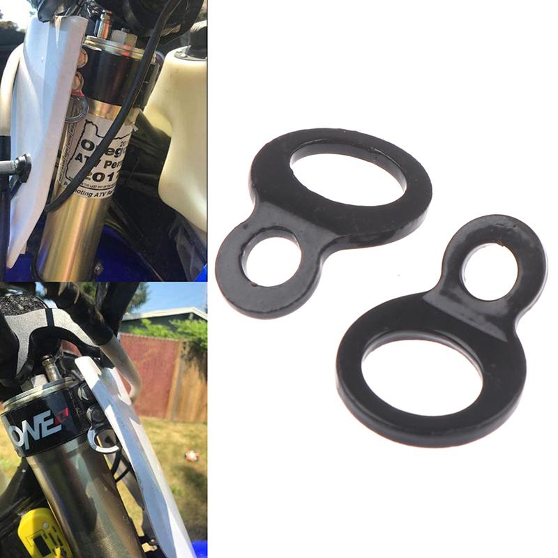 1 Pair Carbon Steel Tie Down Strap Rings For Motorcycle Dirt Bike Atv Utv