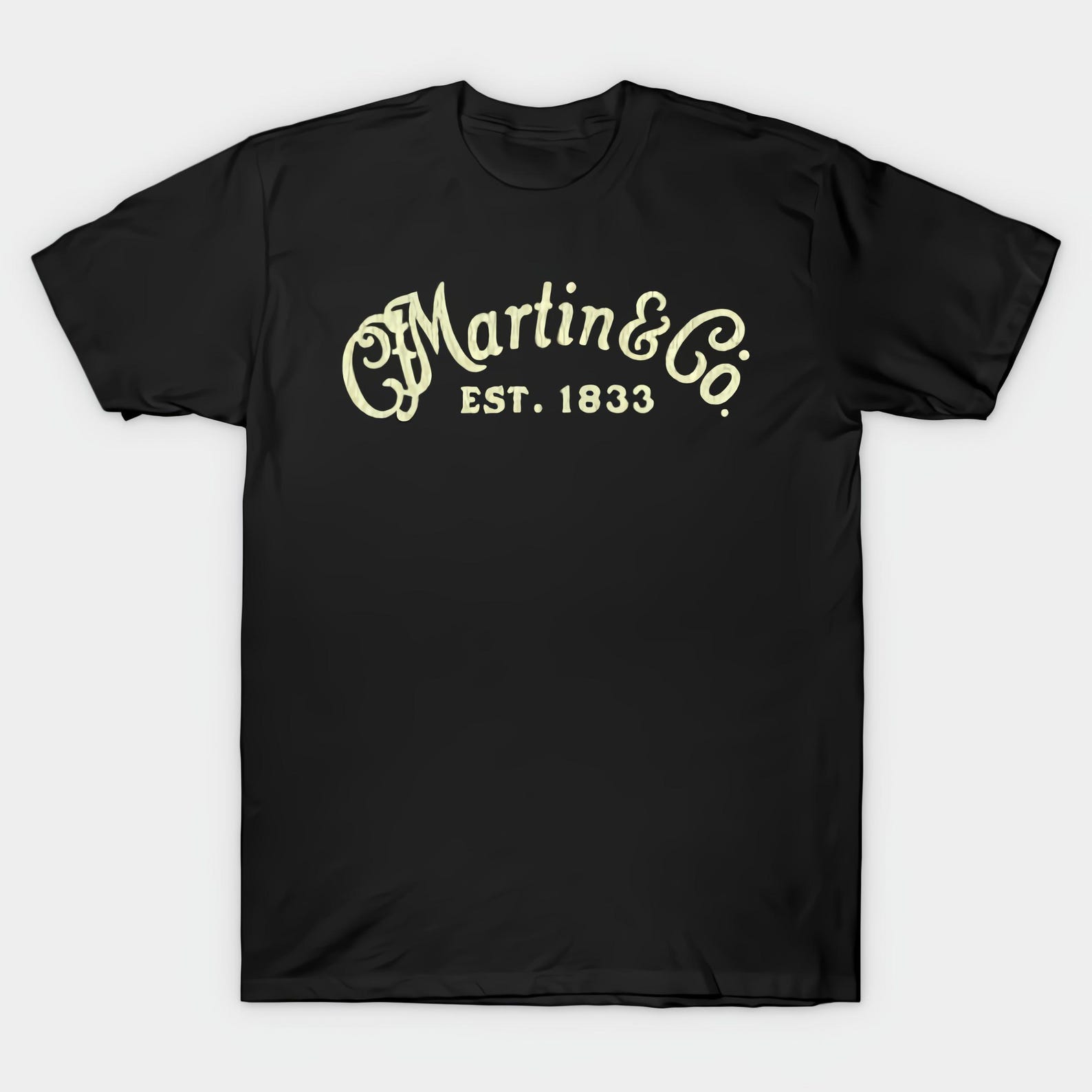 Vintage Martin Black T shirt Size S-4X Casual M