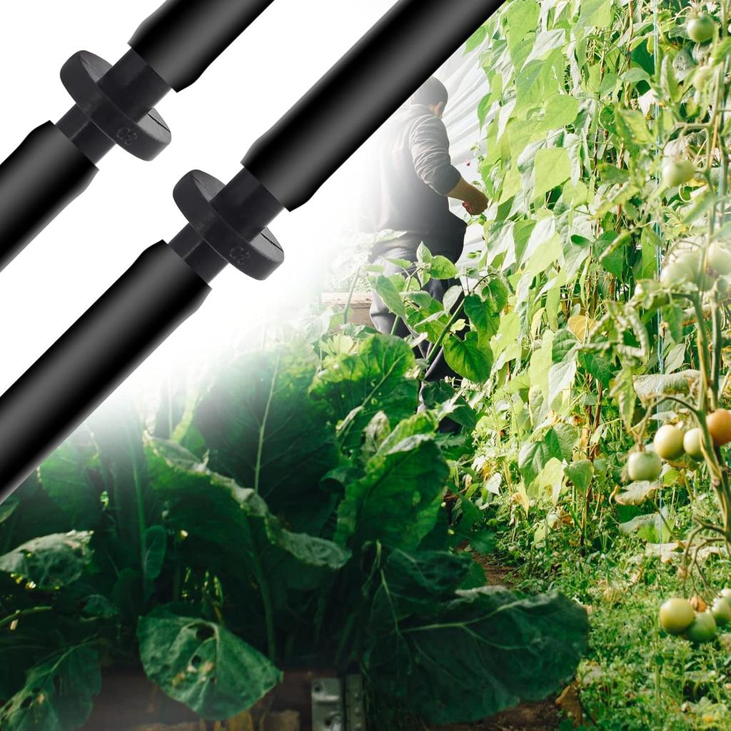100 Pezzi Raccordi per Irrigazione a Goccia Raccordo Dritto Connettore a Barbato per Tubo da 4/7mm Sistema di Irrigazione a Goccia