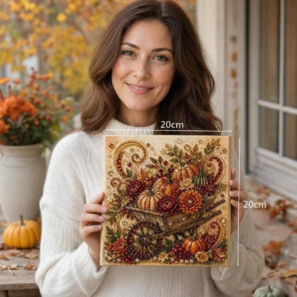 Sparkling DIY Pearl Art Kit Autumn Theme Art Kit Art Kit Pearl Painting Kit Wall Decor