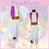 Halloween Arabische Nächte Aladin Kostümset Lila Polyester Unisex Verschiedene Größen