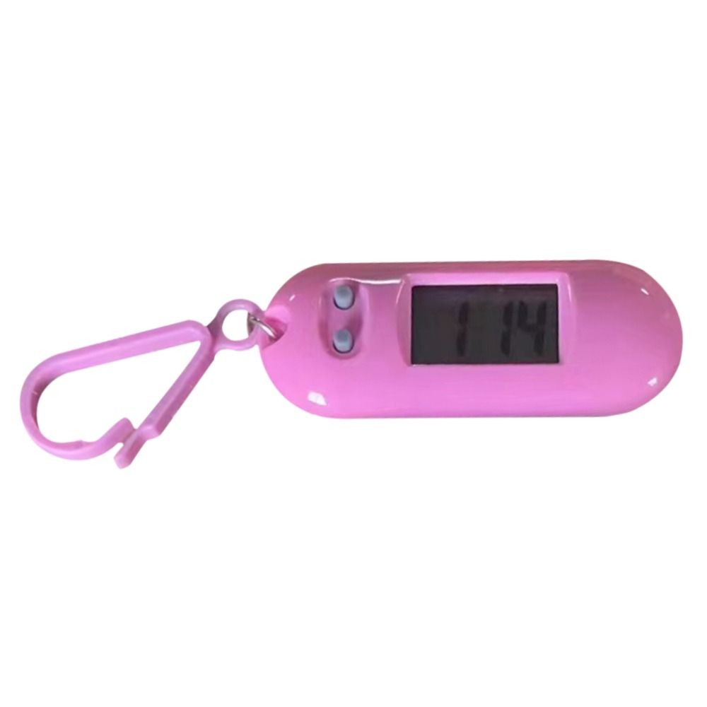 Backpack Pendant Digital Electronic Clock Mini Backpack Electronic Oval Watch Multifunctional Time Display Clock Work Study