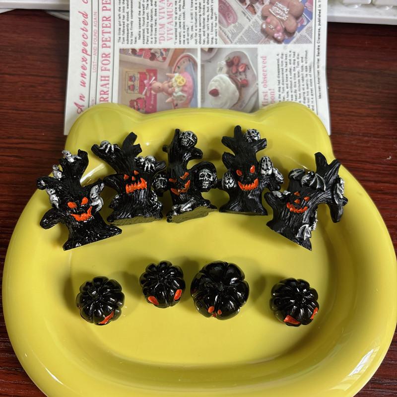 

Micro Landscape Halloween Diy Jewelry Tree Ghost Pumpkin Tree Decoration Resin Accessories Playful Decoration Ornaments