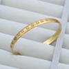 Metal Retro Style Flower Girl Adjustable Half-Open Thin Artistic Chinese Bracelet