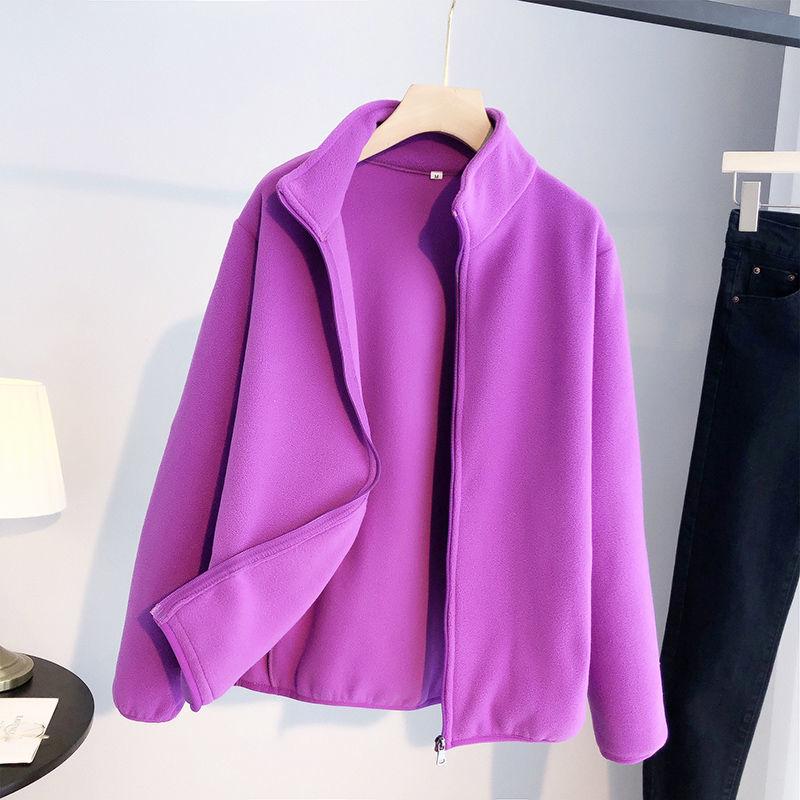 Women's Dual-Sided Fleece Jacket - 2025 Thickened Outdoor Hoodie for Autumn/Winter