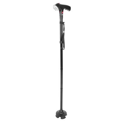Multifunctional Elderly Walking Stick with Light Adjustable AntiSlip Walking Cane