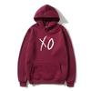 Xo Logo The Weeknd Černá Unisex Dámská mikina Tumblr Mikina Unisex Mikina Letní fleece 100% Bavlna Unisex Teplá Mikina