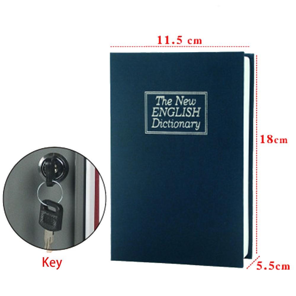 Book-Shaped Security Safe Box - Secret Storage for Money & Jewelry