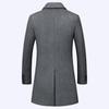 Cappotto di Lana da Uomo Fornitura Lana Lana Cappotto di Lana Moda Revers con Cotone Lana Cappotto da Uomo