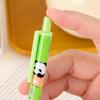 6Pcs cartoon panda pattern ballpoint pen, school office writing ballpoint pen, holiday gift pen, smooth writing (black ink)