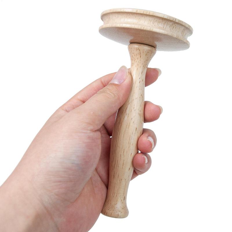 Wooden Darning Tool Kit DIY Darning Mushroom Patchwork Handicraft Darning Thread Patch Mending Tool Set  for Darning Sock Holes