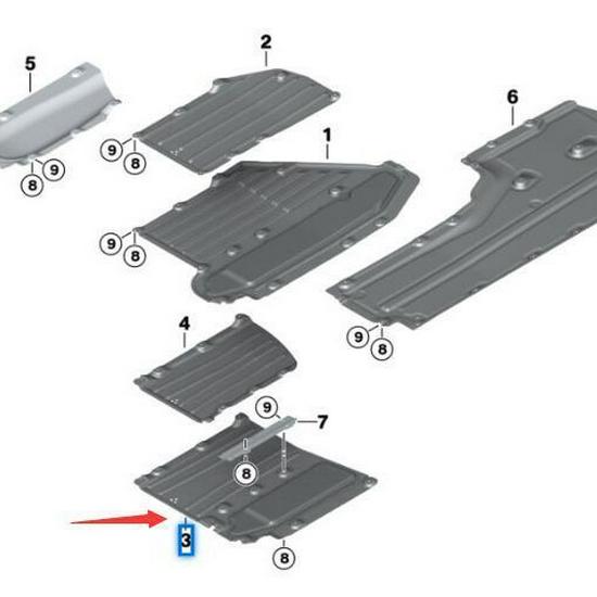 Protector cutie de viteze BMW Seria 5 & 7 G30 G11/G12