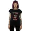 Looney Tunes Damen/Damen Monster Rock Tasmanian Devil Baumwoll-T-Shirt