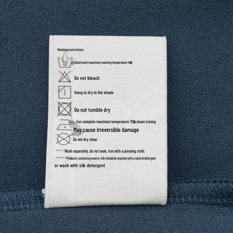 HAZZYS Men's Spring Autumn Cotton Blend Embroidered Crewneck Sweatshirt