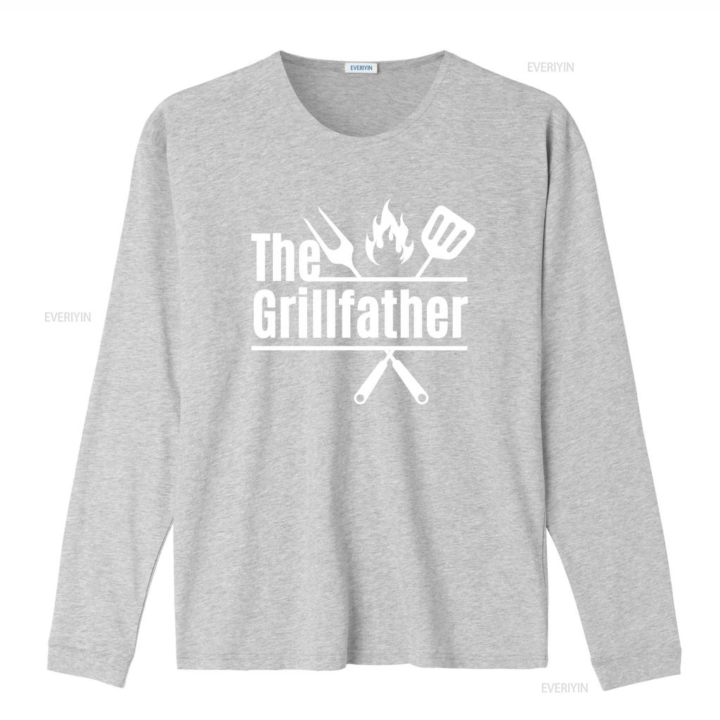 The Grillfather Mens T Shirt Perfect Fathers Day for Grill Masters BBQ Lovers Dads vintage Washed designer clothes Casual