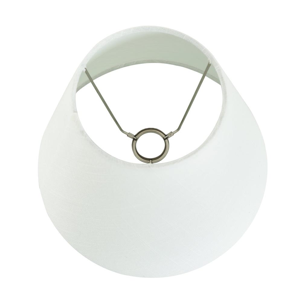 White Textured Fabric Empire Lamp Shade Decorative Lighting Fixture Home Decor Floor Bedside Lamp Shade Polyester Material