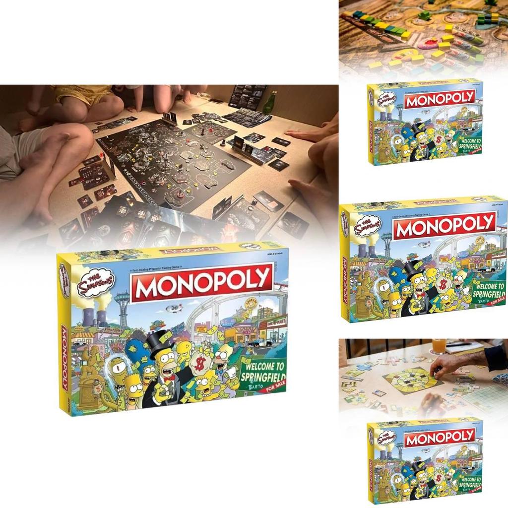 The Simpsons Monopoly Collector's Edition Board Game Fun Family Game Night Experience