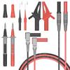 Test Leads Set HANDSKIT Double Insulated Electrical Multimeter Test Lead Kit, Test Leads Probes 4mm Banana Plug with Alligator Clips 30A and Needle