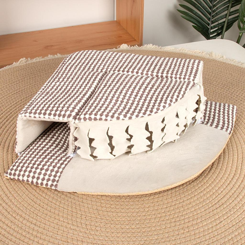 Hedgehog Bed Tunnel House With Tassel Hamster House For Small Pets Bearded Dragons Ferrets Habitat Home Living Room Corner