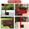 Heatproof Outdoor Wall Decor High Temperature Plating Mailbox Banner Mailbox Flag  Mailbox