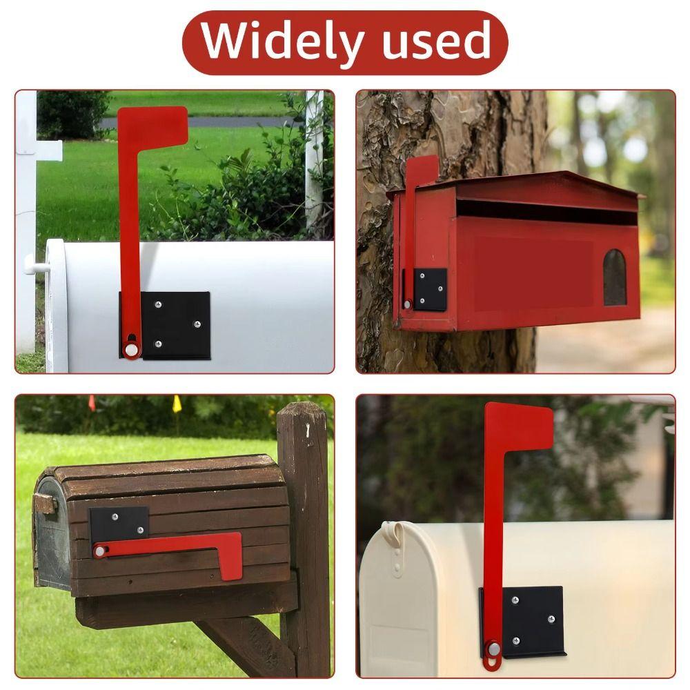 Heatproof Outdoor Wall Decor High Temperature Plating Mailbox Banner Mailbox Flag  Mailbox