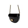 Alexander Wang Legacy Metal Logo Buckle Adjustable Gold Chain Spazzolato Cowhide Crossbody Tote Shoulder Bag Women's