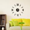 DIY Wall Clocks 3D Mirror Effect Clock Acrylic Sticker Art Living Room Home Decor Modern Design Horloge