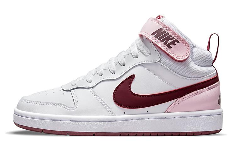 Nike Court Borough Mid 2 White Pink Foam GS CD7782-104 38