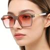 Retro Polygon Square Sunglasses Women Fashion Color Shades Men Trending Punk Sun Glasses