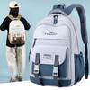 Simple and stylish backpack Large capacity Junior high school student High school student Lightweight computer travel backpack New