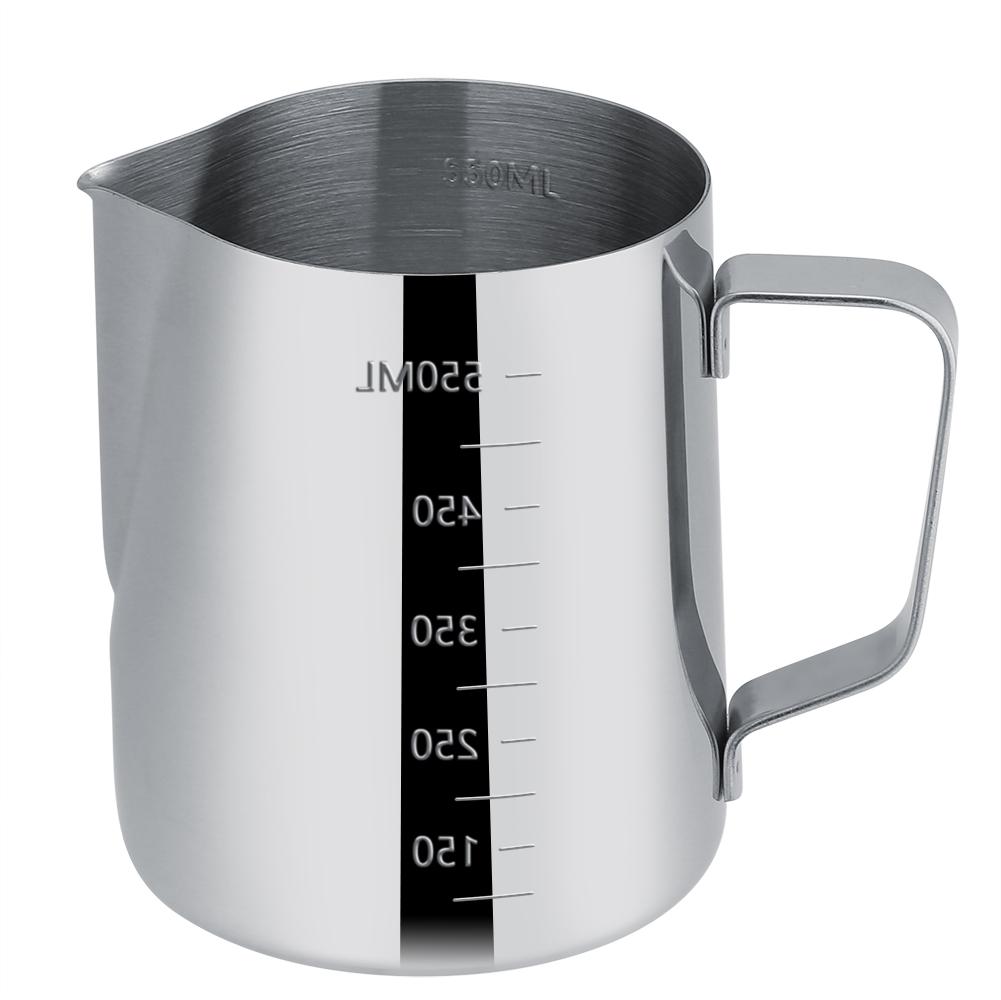 

600ml Stainless Steel Milk Frothing Pitcher Espresso Coffee Cup Mugs with Measurement