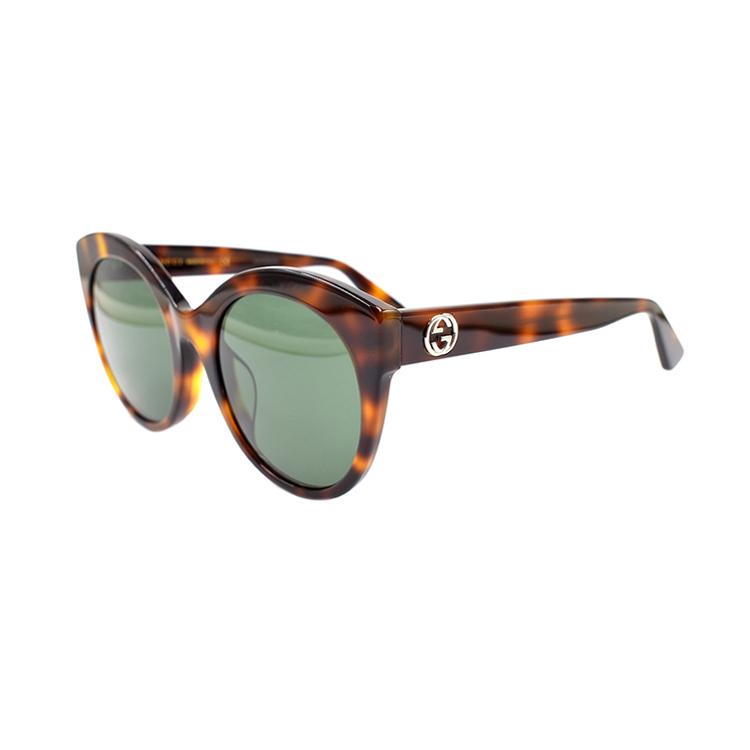 Gucci Double G & Tiger Head Series Butterfly Design Holiday Travel Cat Eye Sunglasses Women Sunglasses GG0028SA-002-54