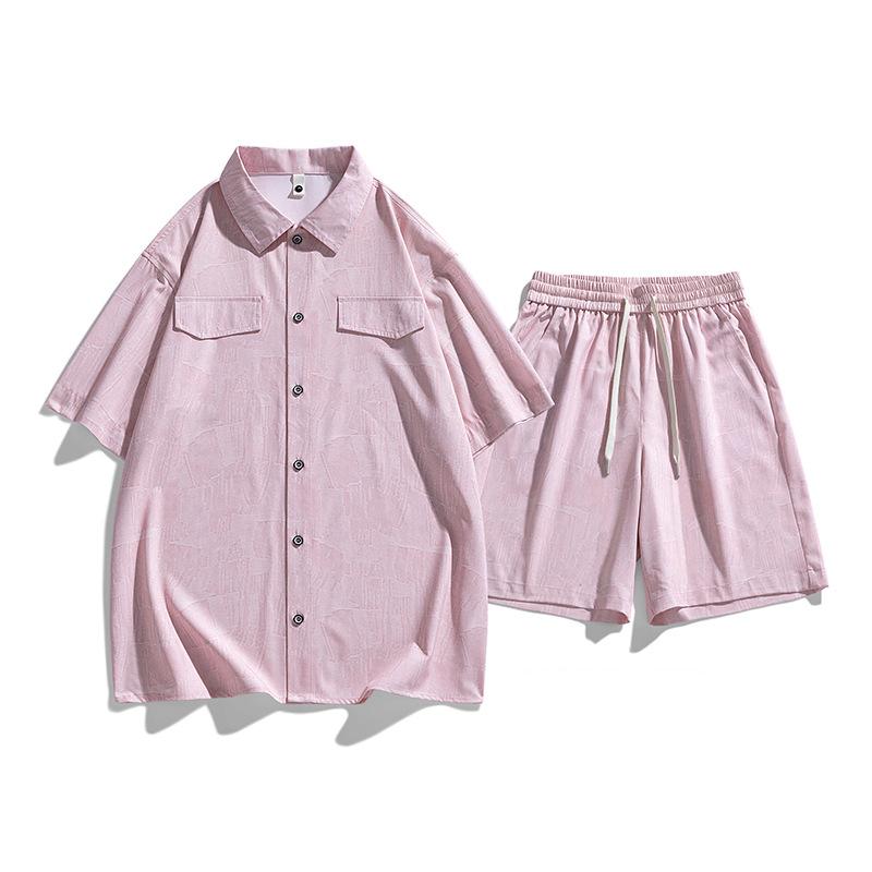 

Летние джинсовые шорты с рубашкой 8XL 8XL розовый