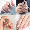 50 Arkuszy Cienkich Samoprzylepnych Zakładek do Paznokci Długotrwałe Dwustronne Wodoodporne Przezroczyste Oddychające Paznokcie