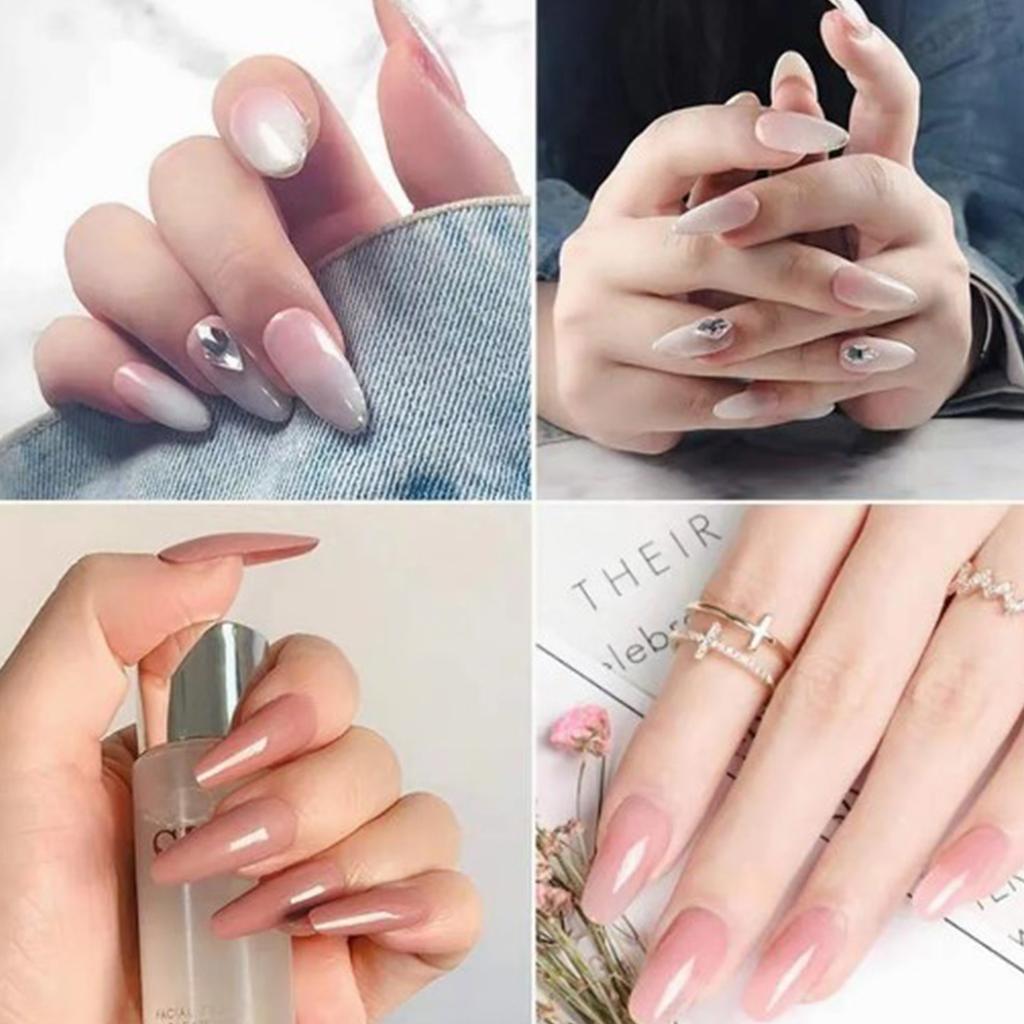 50 Arkuszy Cienkich Samoprzylepnych Zakładek do Paznokci Długotrwałe Dwustronne Wodoodporne Przezroczyste Oddychające Paznokcie