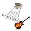 Metal Hollow Guitar Bridge Tailpiece 6 String Bass Guitar Trapeze Tailpiece Replacement Electric Guitar Accessories