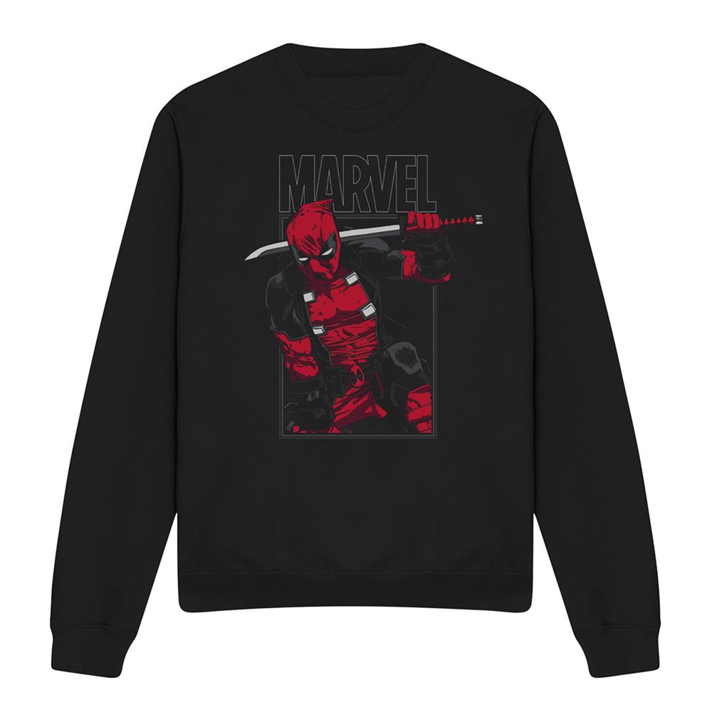 Deadpool Unisex Adult Sword Sweatshirt