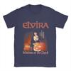 Elviras Pure Cotton Tshirt For Unisexs Beach Mistress Of The Dark Y2k Funny Tshirts Crewneck Harajuku Tee Shirt Oversized Hot