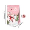 12x Christmas Gift Paper Bags Storage Present Bags with Stickers Multifunction