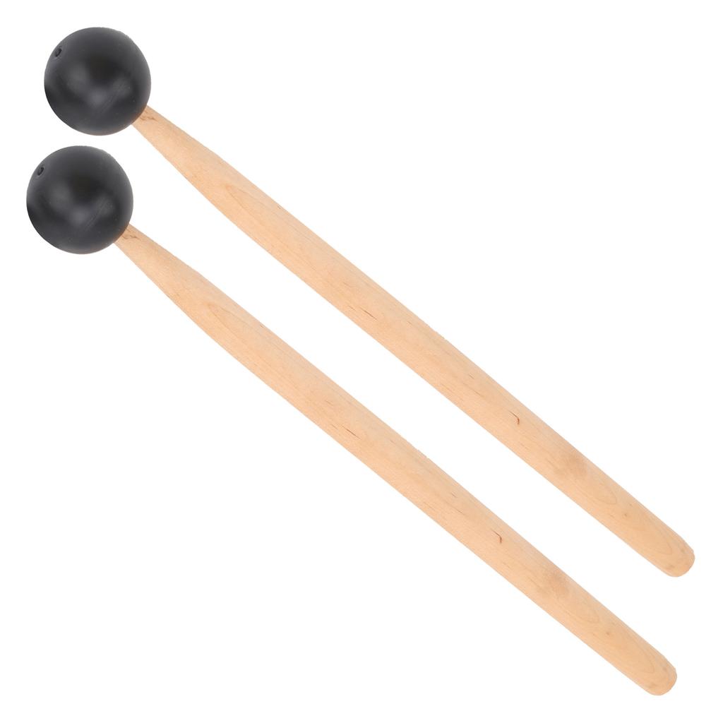 2 ks Éterické paličky Gumová kulatá hlava Dřevěná rukojeť Kladívko Bicí příslušenství