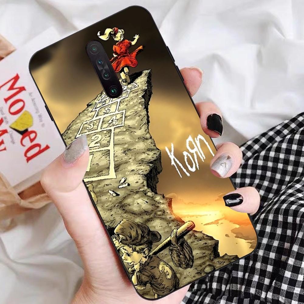 

K-korn Music Hot Band Phone Case For Redmi 5 6 7 8 9 10 Plus Pro 6 7 8 9 A GO K20 K30 K40 Pro Plus F3 Fundas Redmi K40