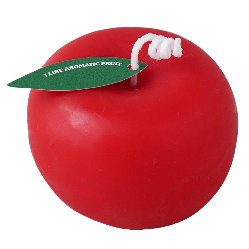 Apple Scented New Year Candle Ornament - Handcrafted Souvenir Gift