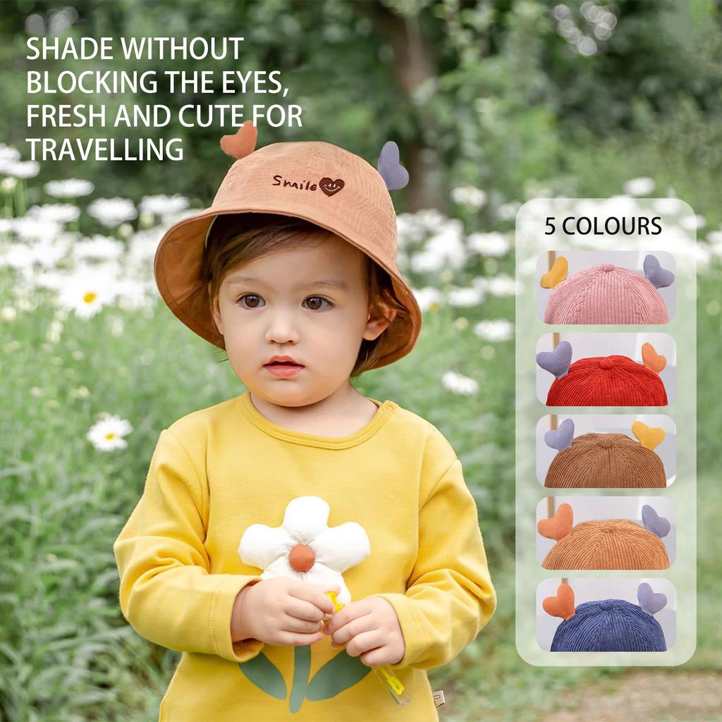 0-36 Months Baby Knitted Fisherman's Hat Summer Baby Hat Soft Breathable Baby Sun Hat Cute Antlers Decoration, Cartoon Patterns
